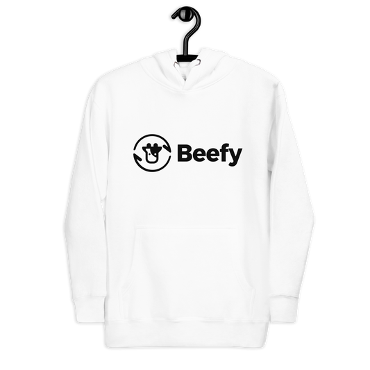 Basic white Beefy hoodie